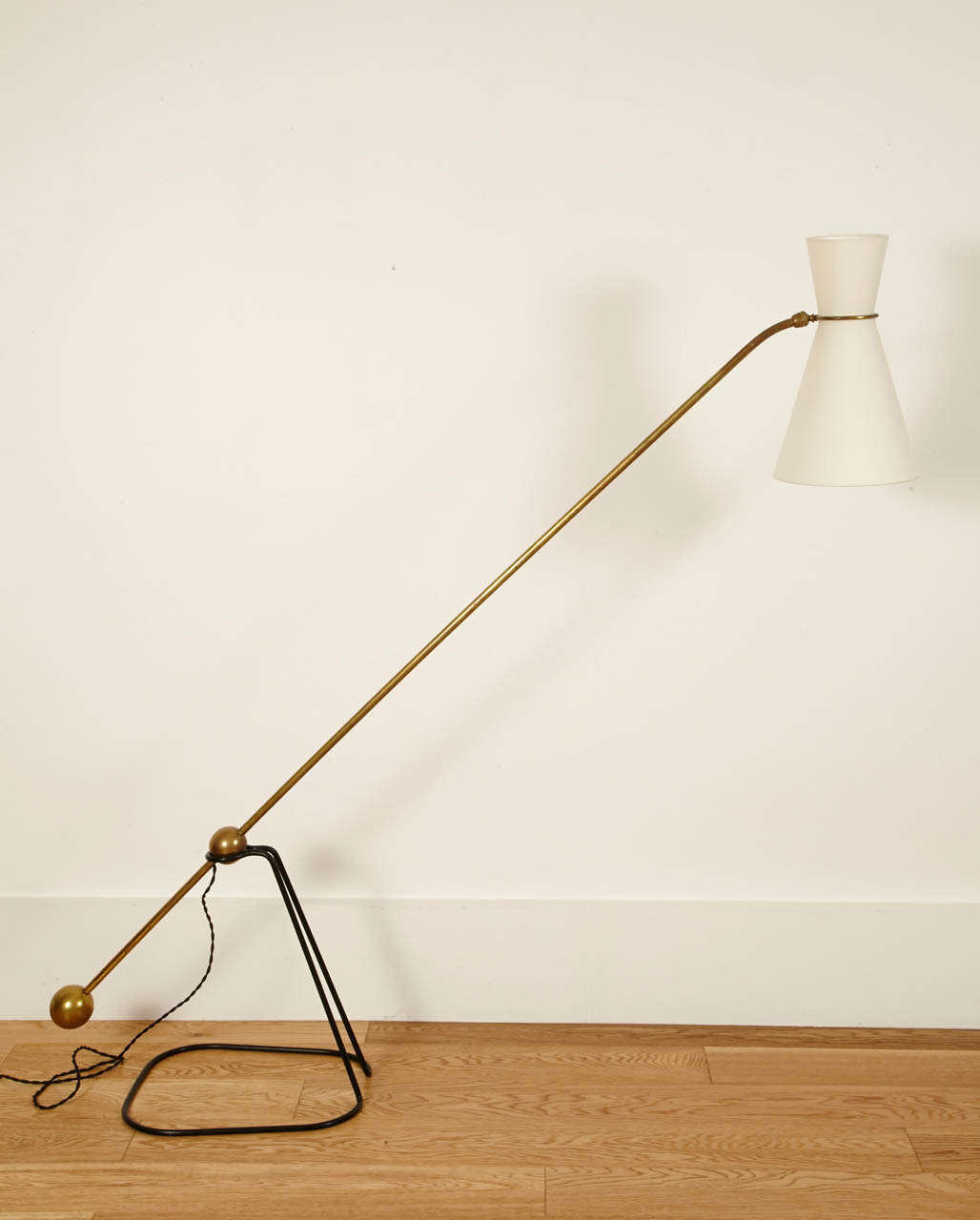 French Floor lamp model G2 - Pierre Guariche - Pierre Disderot edition - 1951 For Sale