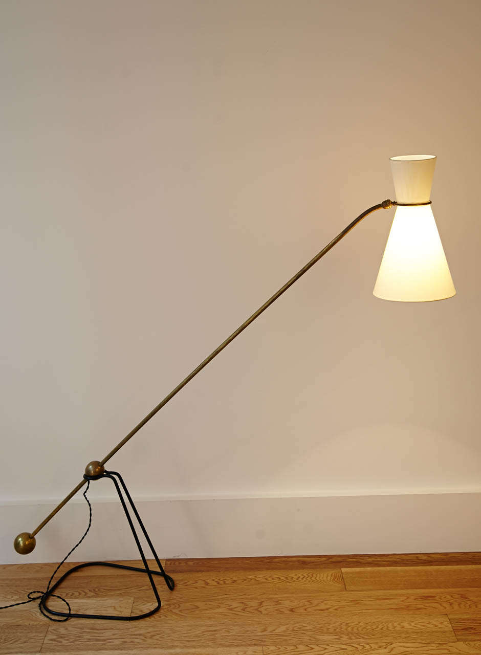 Floor lamp model G2 - Pierre Guariche - Pierre Disderot edition - 1951 For Sale 2