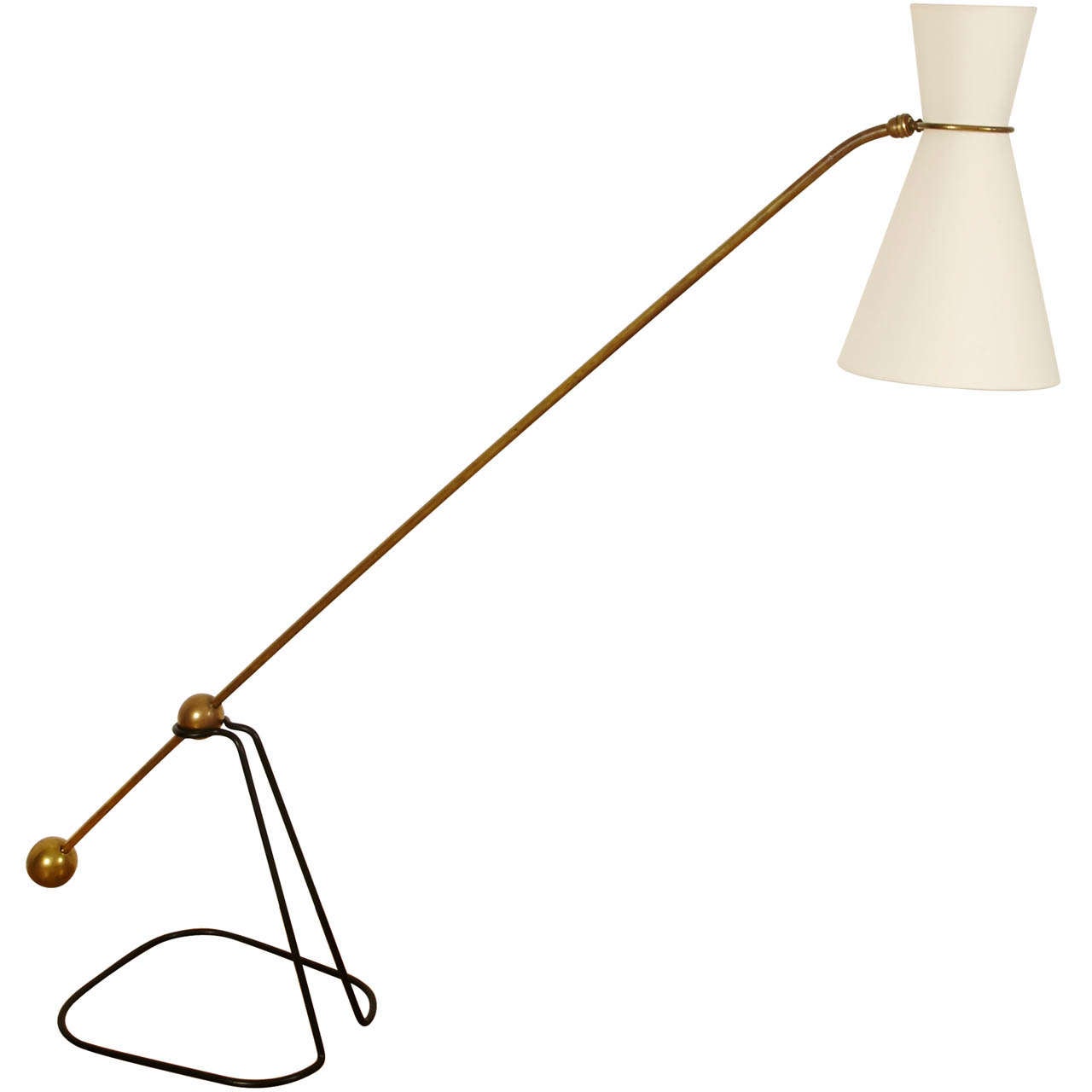 Floor lamp model G2 - Pierre Guariche - Pierre Disderot edition - 1951 For Sale