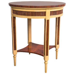 Rosewood and Sycamore End Table
