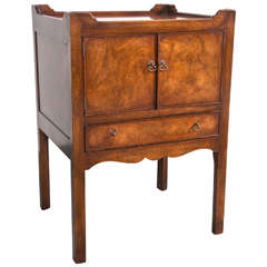 Georgian Mahogany Bedside Cabinet