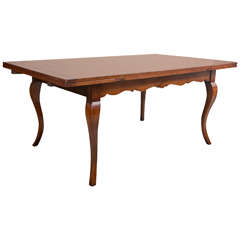 Cherry Cabriole Leg Refectory Table