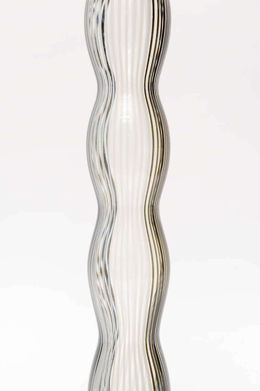 Modern  Murano Graphic Dino Martens Style Glass Vase