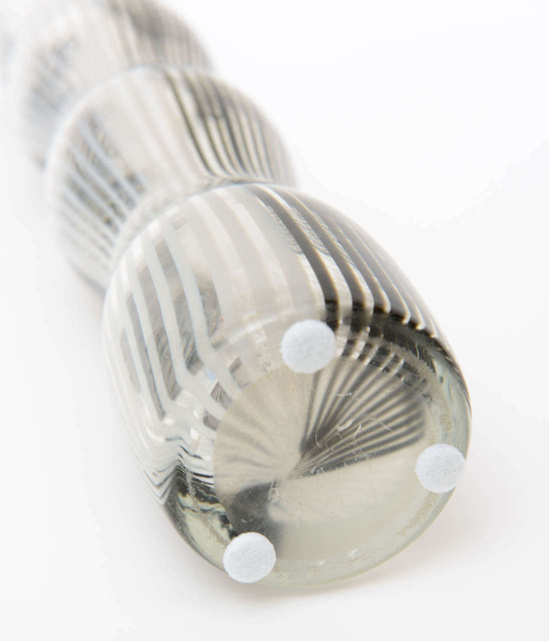  Murano Graphic Dino Martens Style Glass Vase 2