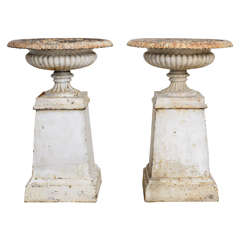 Pair of Small French 19th Century Urns