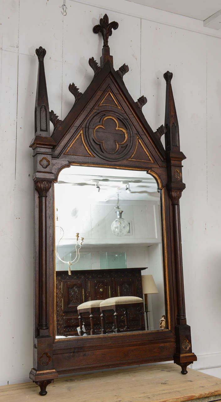gothic bathroom mirror