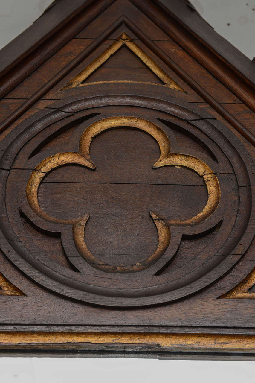 French Gothic Mirror For Sale