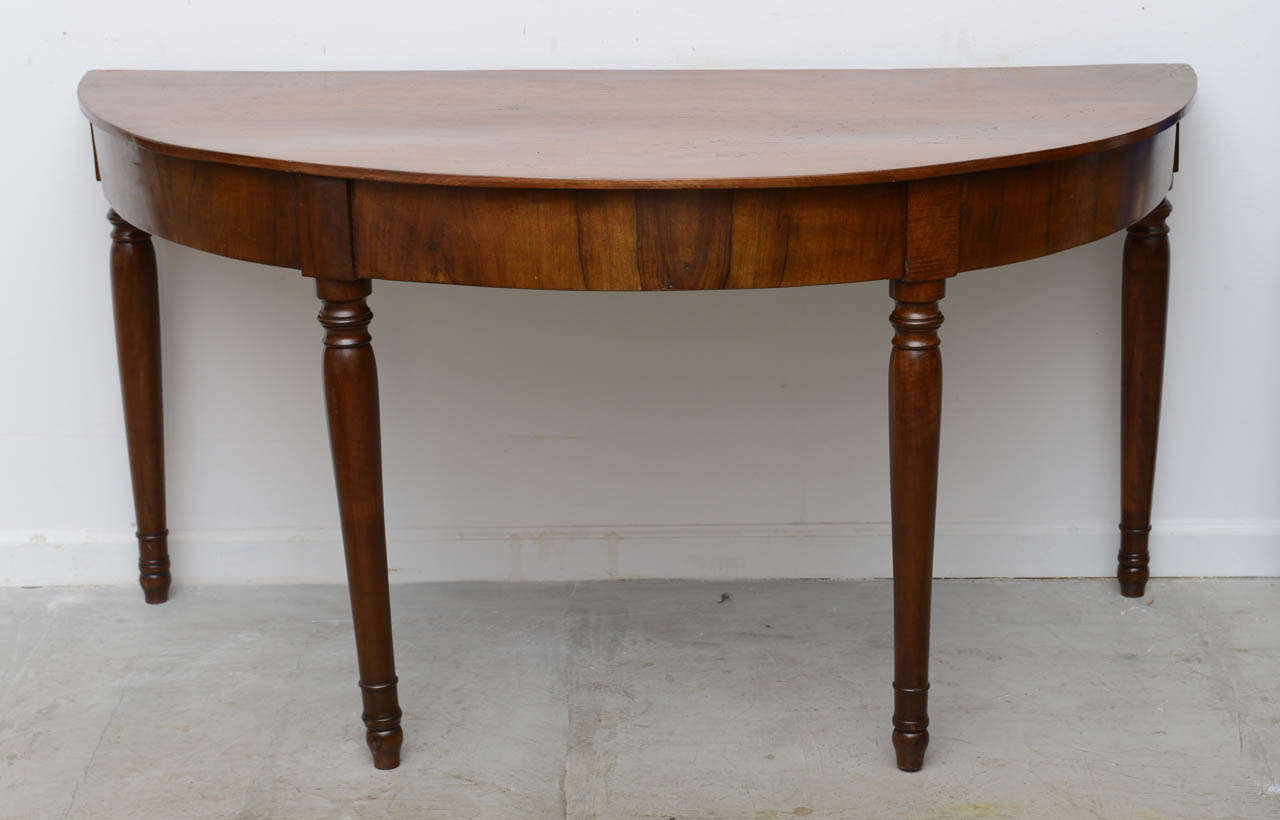 Pair of 19th Century Italian Demilunes
