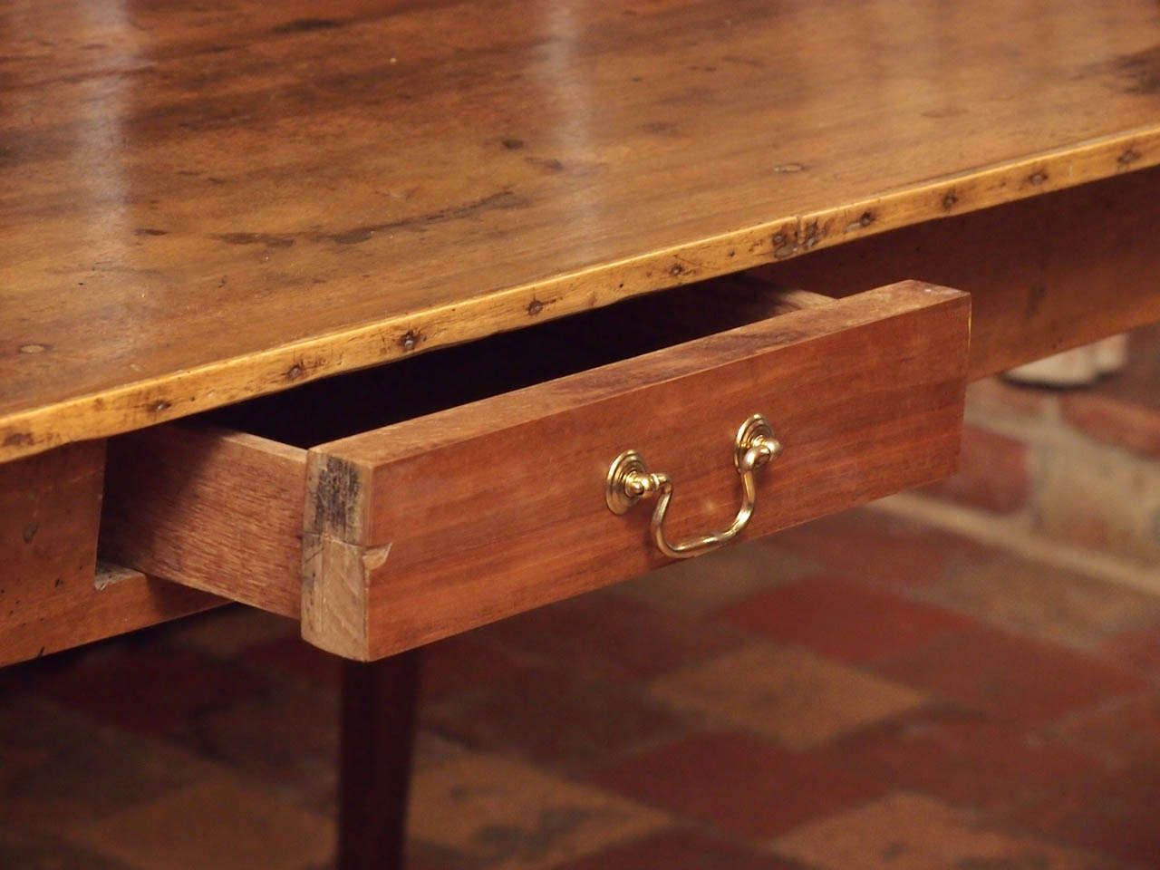 Empire Walnut Drop Leaf Table In Excellent Condition In New Orleans, LA