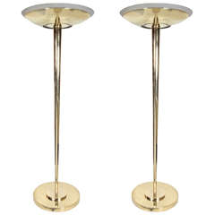 Pair of Jean Perzel Standing Lamps