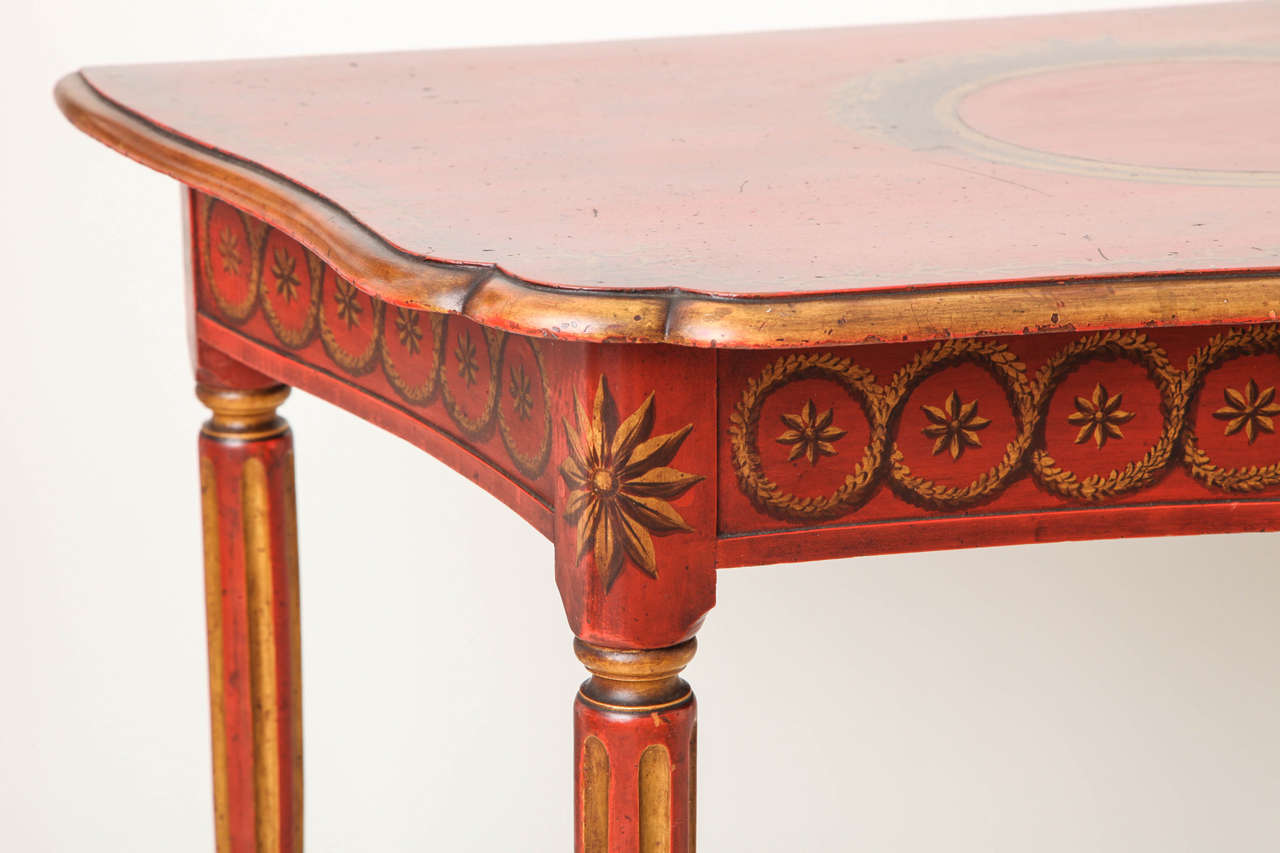 Late 19th Century 19th Century Italian Painted Console For Sale