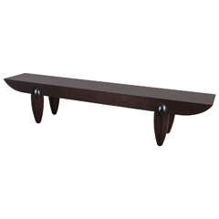 Bench / Table in Ebony wood