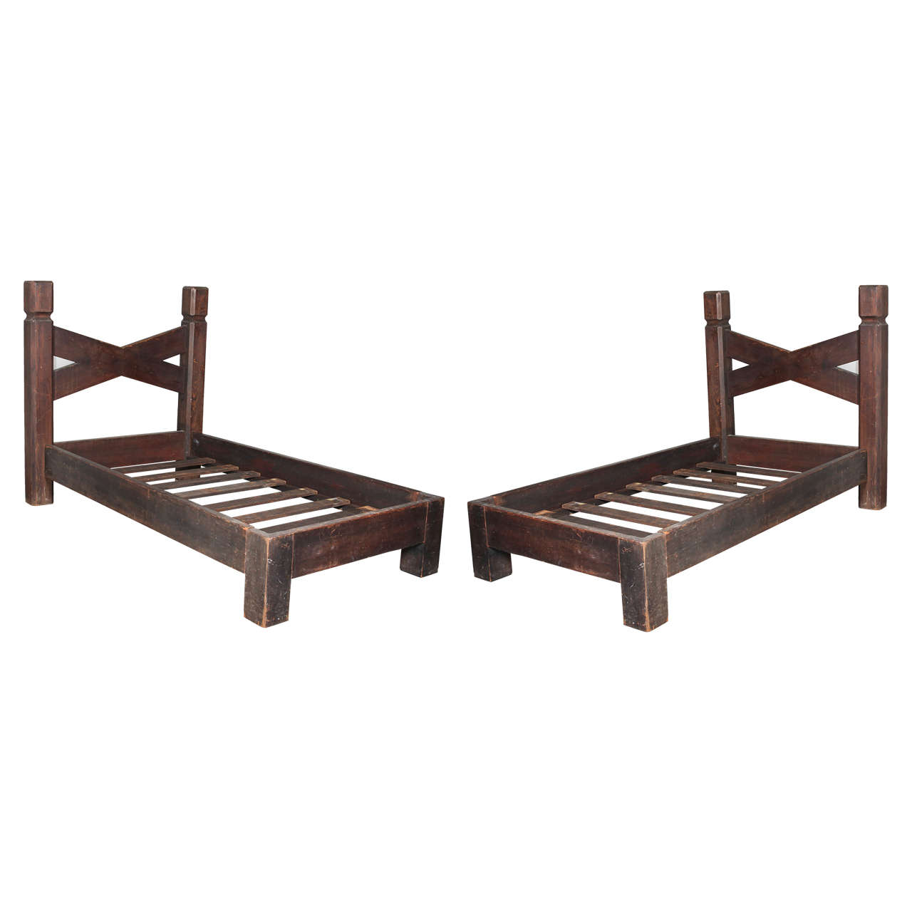 Pair of 20th Century of Single Beds