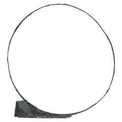 Bruno ROMEDA Circular Bronze Sculpture