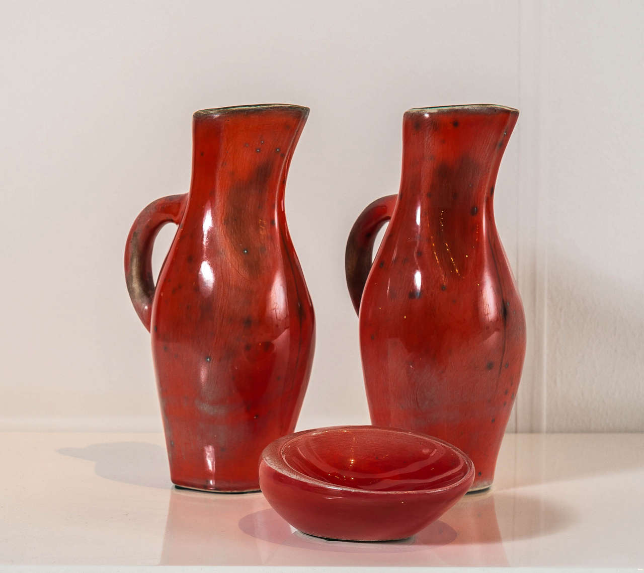 Mid-20th Century George JOUVE Ovoid Ceramic Bowl 