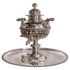 Beautiful Silver Plated Salver and Hot Water Urn
