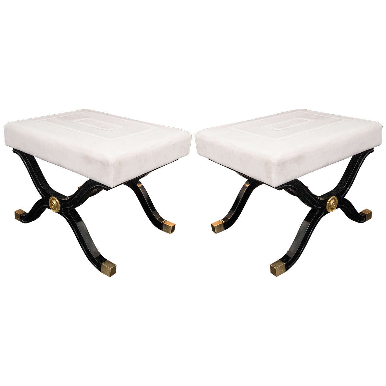 Pair of Dorothy Draper Benches