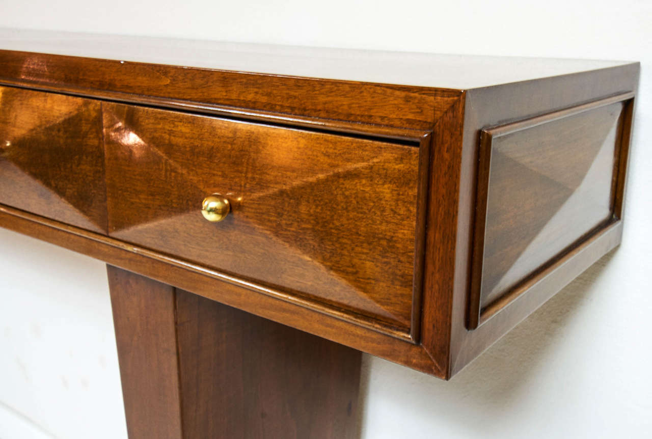 Elegant Italian Console by Architect Giancarlo Malchiodi 1