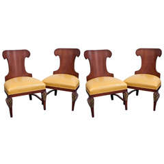 Set Of Four Edwardian Algonquin Side Chairs