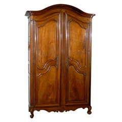 Large Walnut Armoire from Bordeaux, c. 1780