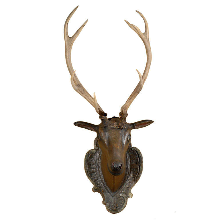 18th Century Belgian Deer Head at 1stDibs