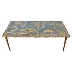 Rectangular Coffee Table with Scagliola Top