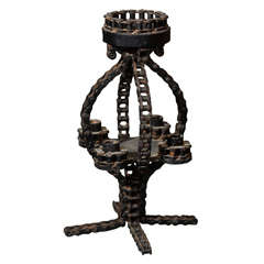 folk art candelabra/sculpture 5