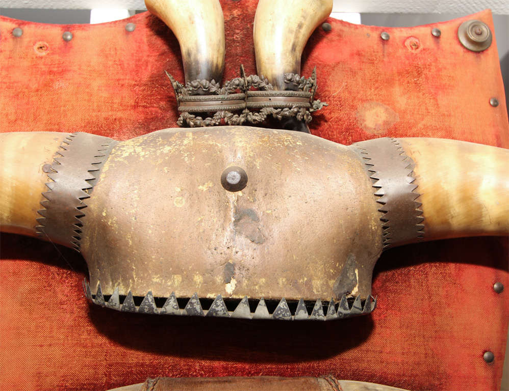 Großer viktorianischer Volkskunst- Hornständer im Zustand „Starke Gebrauchsspuren“ in Seattle, WA