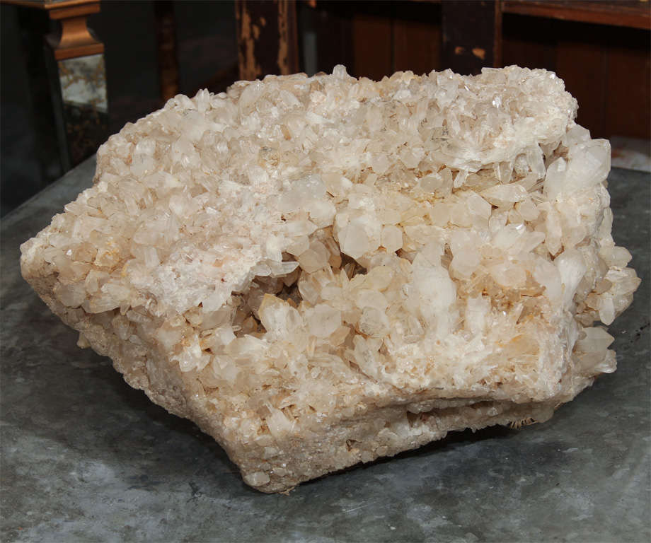 Large natural crystal specimen