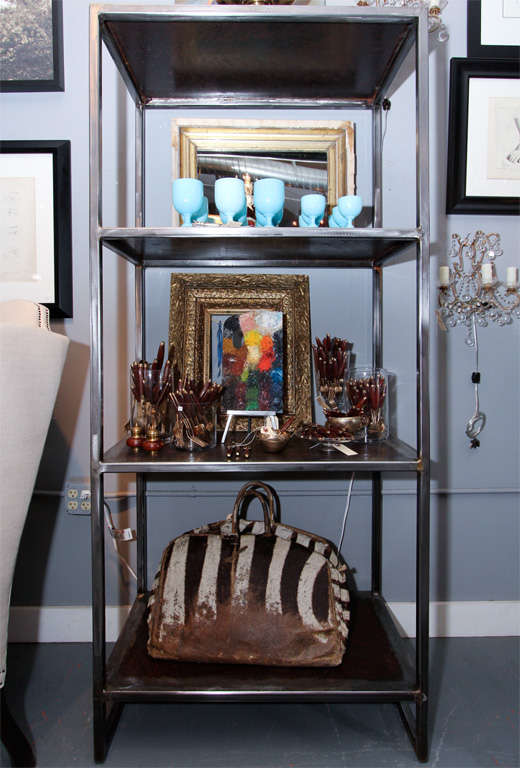 CustomMade Recycled Steel Shelf For Sale at 1stDibs salvaged shelves