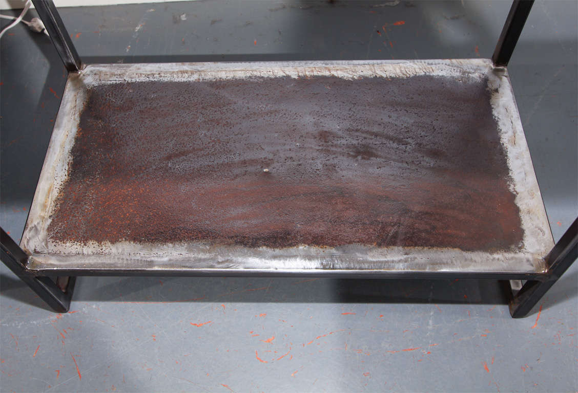 CustomMade Recycled Steel Shelf For Sale at 1stDibs salvaged shelves
