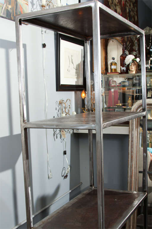 CustomMade Recycled Steel Shelf For Sale at 1stDibs salvaged shelves