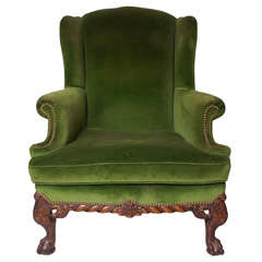 George II Style Wing Armchair