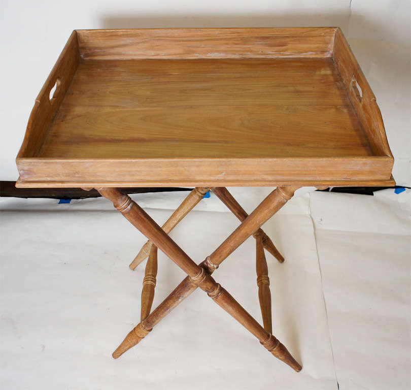 Teakholz Butler Tablett Tisch