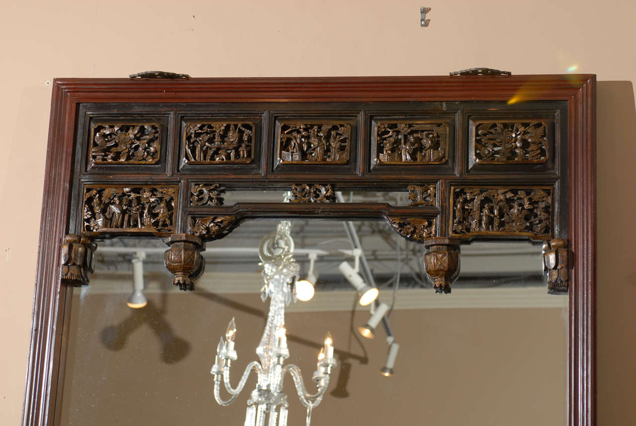 Carved Chinese Mirror For Sale at 1stDibs chinese mirrors