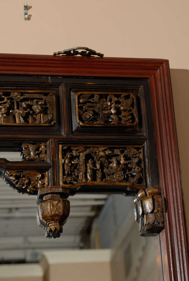 Carved Chinese Mirror For Sale at 1stDibs chinese mirrors