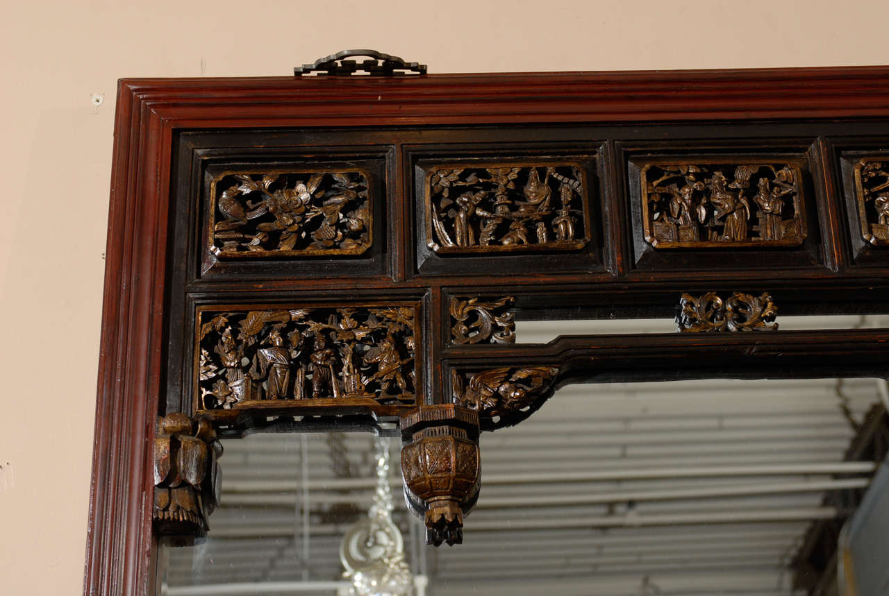 Carved Chinese Mirror For Sale at 1stDibs chinese mirrors
