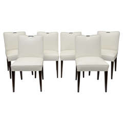 Six Edward Wormley for Dunbar Dining Chairs