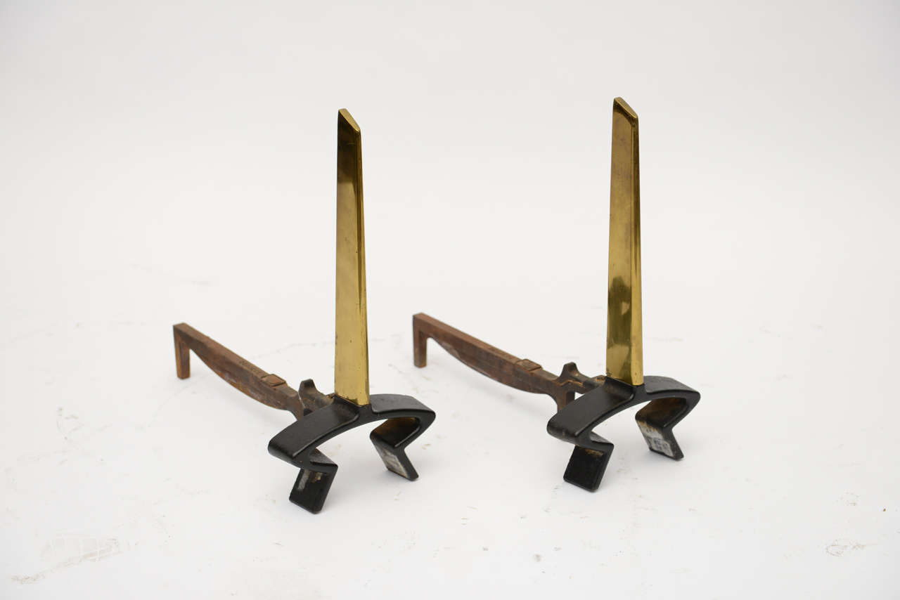 Donald Deskey, komplettes Vintage-Kamin-Set im Angebot 1