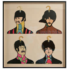 Custom Framed Beatles Hangers