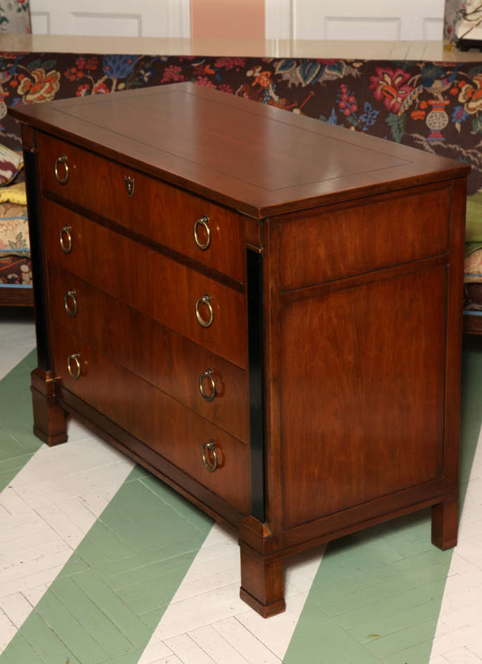 20th Century Baker Furniture Empire-Style Chest of Drawers 