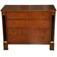 Baker Furniture Empire-Style Chest of Drawers 