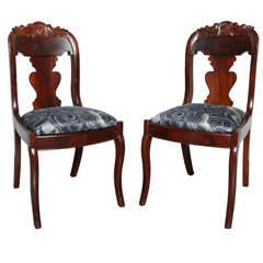 19th Century Victorian Hall Chairs