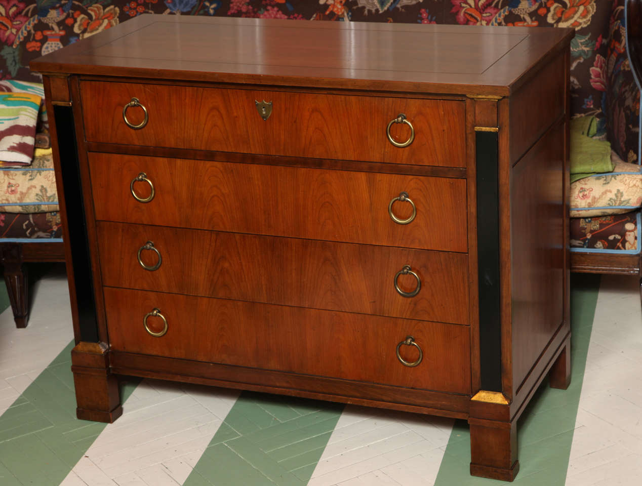 Baker Furniture EmpireStyle Chest of Drawers at 1stdibs