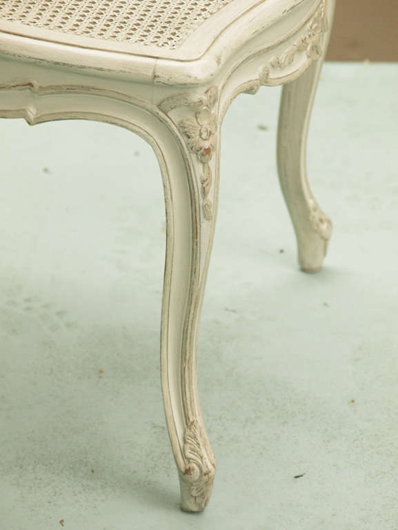Louis XV  style caned dining chairs 5