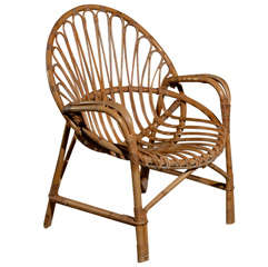 Scoop Rattan Lounge Chairs