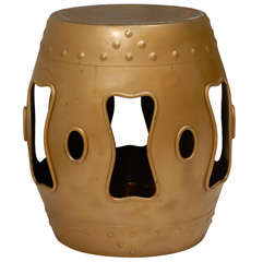 Gold Regency Stool