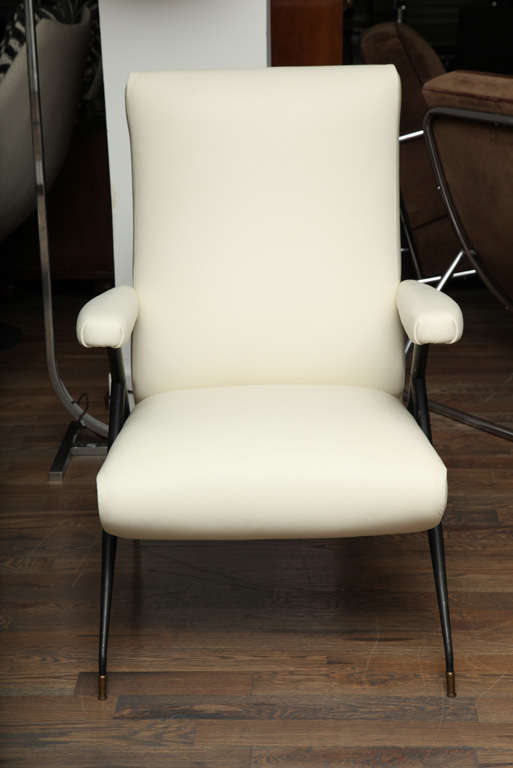 Italian Leather Chair 1