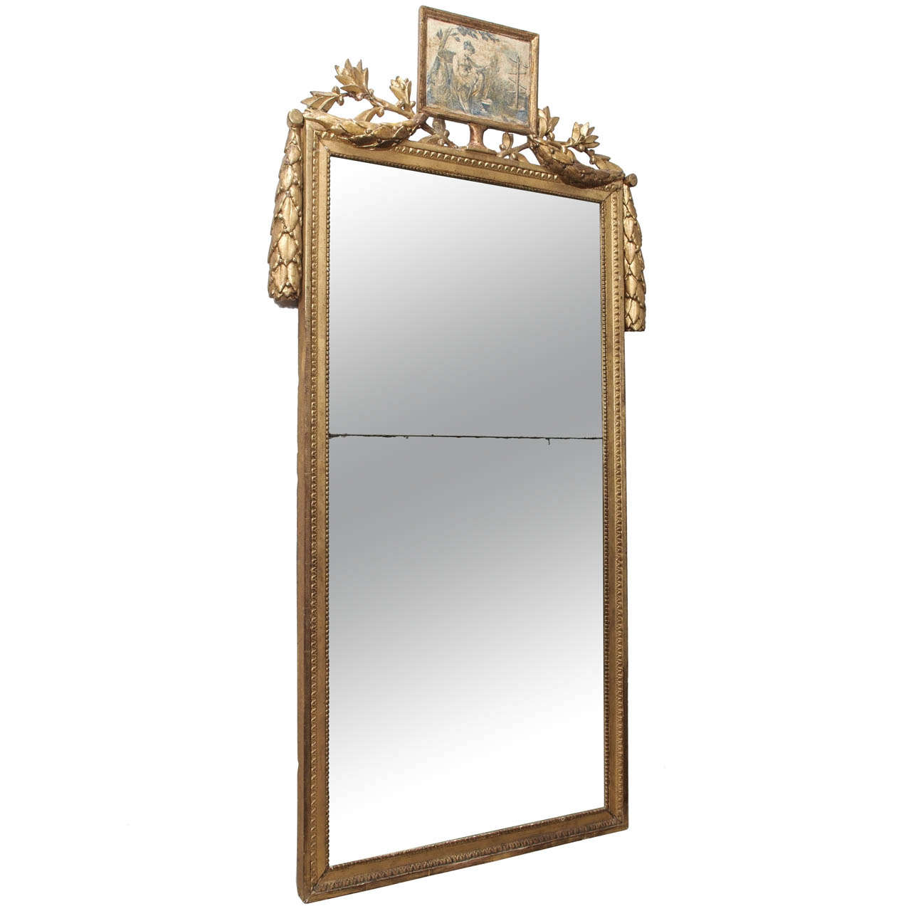 Neoclassical Mirror with a Grisaille Cartouche
