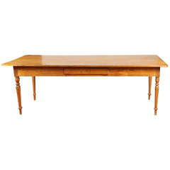 19h Century English Pine Country Table